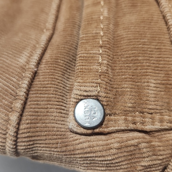 Lucky Brand Tan Corduroy Pants Size 8/29 Lolita Skinny - Picture 14 of 16